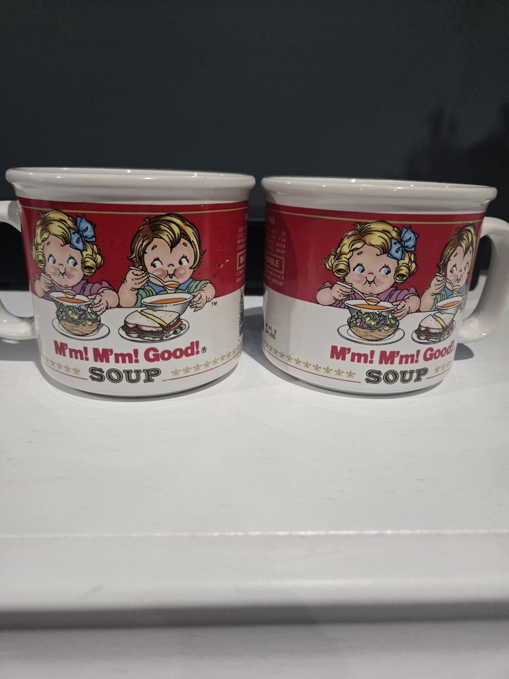 Westwood International Campbell's Soup Kids Mugs 1989